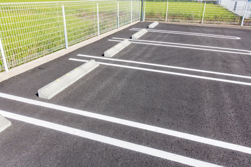 Parking Lot Apron Installation